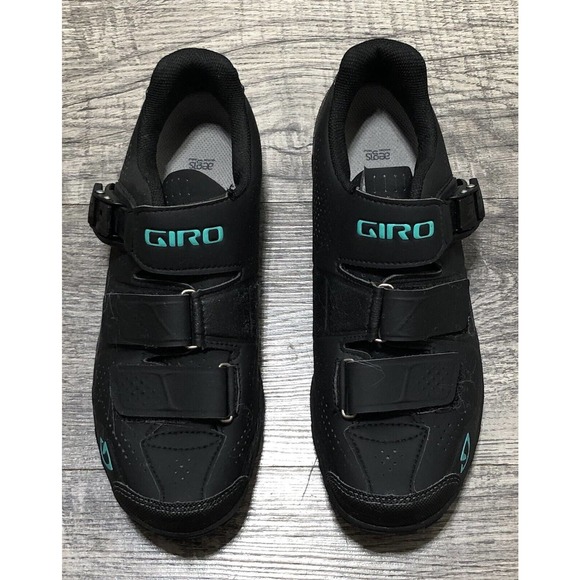 Giro Shoes - Giro Terradura Vibram Women's Sz 8 MTB Mountain Cycling Black Shoes Two Bolt